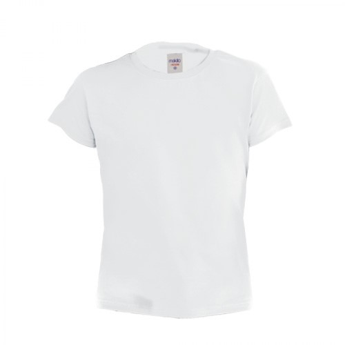 Camiseta Niño Blanca Económica Hecom