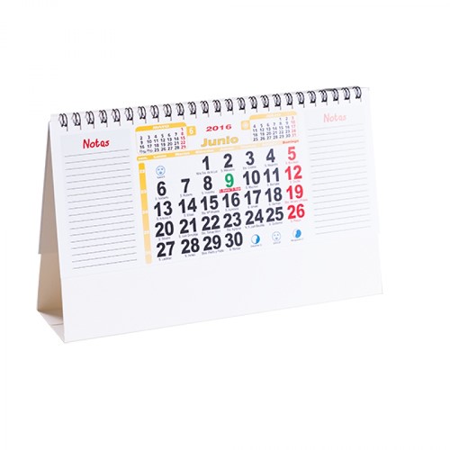 Calendario Promocional Sobremesa Feber