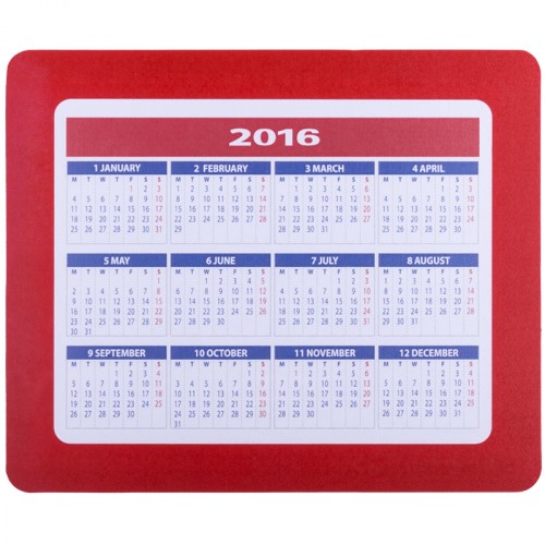 Alfombrilla Calendario Serigrafiada Aplix