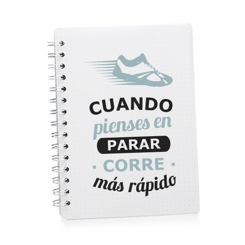 Libreta para gimnasios a5