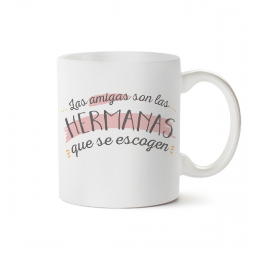 Taza bonita para amigas