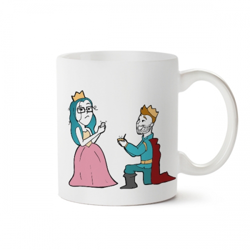 Taza con frase divertida