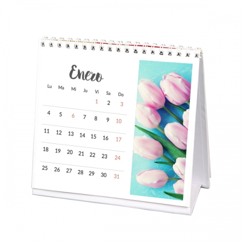 Calendario sobremesa personalizado