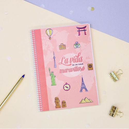 Libreta para empresas encuadernada