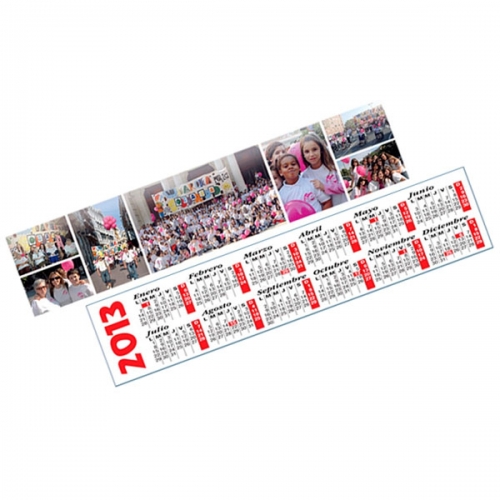 Regla promocional con calendario