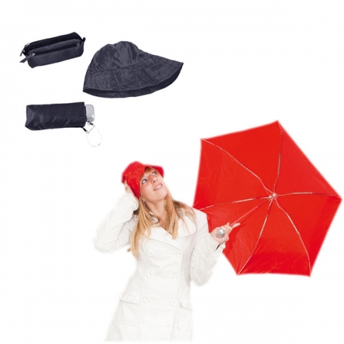 Set paraguas-gorro-funda para empresas Ranik