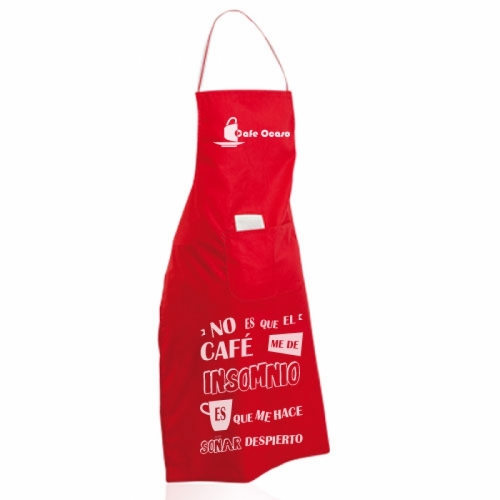 Delantal para cafetería
