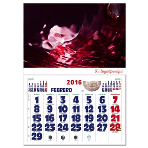 Calendario publicitario mensual 2017