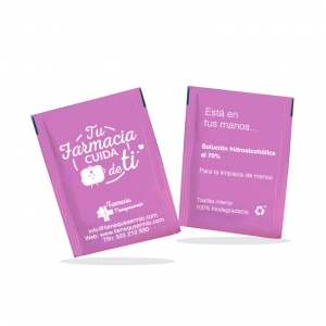 Toallitas hidroalcohólicas Farmacia